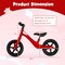 Kids Balance Bike with Rotatable Handlebar and Adjustable Seat Height